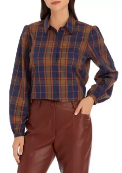 Wholesale 🔥 Biltmore® 👩 Women's Long Puff Sleeve Button Front 👕 Shirt 🔥 -Biltmore® Sales Store Belk 1022