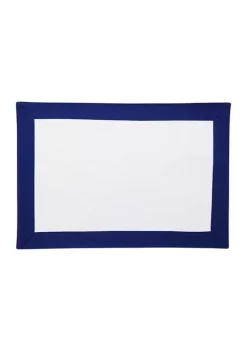 Budget 🥰 Biltmore® Blue & White Border Placemat 😉