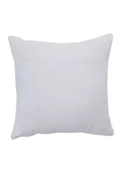 Brand new 👍 Biltmore® Messina Damask 18 in x 18 in Ribbon Appliqué Decorative Pillow 🎁