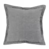 Buy 🔔 Biltmore® Chambray Flange Charcoal Pillow ✔️