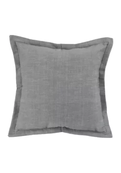 Buy 🔔 Biltmore® Chambray Flange Charcoal Pillow ✔️