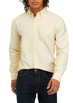 Cheapest 🥰 Biltmore® Men's Long Sleeve Woven Button Down Oxford 👕 Shirt 😉 -Biltmore® Sales Store Belk 1283
