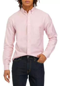 Cheapest 🥰 Biltmore® Men's Long Sleeve Woven Button Down Oxford 👕 Shirt 😉 -Biltmore® Sales Store Belk 1286