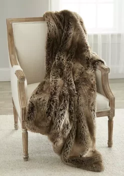 Promo 🧨 Biltmore® Timberwolf Faux Fur Throw 😀 -Biltmore® Sales Store Belk 129