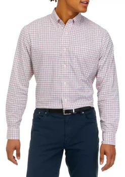 Deals 🔥 Biltmore® Men's Long Sleeve Woven Button Down Plaid 👚 Shirt ❤️ -Biltmore® Sales Store Belk 1293