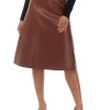 Coupon ⌛ Biltmore® 👩 Women's Faux Leather Midi 👗 Skirt 😀 -Biltmore® Sales Store Belk 190