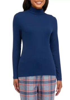 Flash Sale ⭐ Biltmore® 👩 Women's Long Sleeve Turtleneck Solid Top ⌛ -Biltmore® Sales Store Belk 240