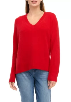 Buy 😉 Biltmore® 👩 Women's Long Sleeve V-Neck Cashmere Sweater ✔️ -Biltmore® Sales Store Belk 251