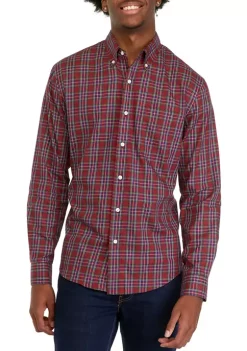 Best reviews of ❤️ Biltmore® Men's Long Sleeve Woven Button Down Plaid 👚 Shirt 🎉 -Biltmore® Sales Store Belk 325