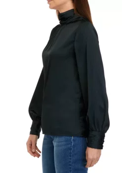 Hot Sale 🔥 Biltmore® 👩 Women's Long Sleeve Bow Back Top 💯 -Biltmore® Sales Store Belk 334