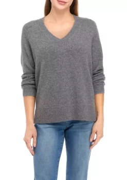 Buy 🧨 Biltmore® 👩 Women's Long Sleeve V-Neck Cashmere Sweater 🛒 -Biltmore® Sales Store Belk 353