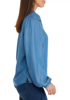 Cheapest 💯 Biltmore® 👩 Women's Long Sleeve Button Down 👕 Shirt 😉 -Biltmore® Sales Store Belk 431