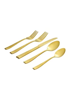 Discount 🛒 Biltmore® Estate Satin Gold 20 Piece Flatware Set ⭐