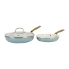 Best Pirce 👏 Biltmore® 3 Piece Ceramic Nonstick Frying Set 🔥 -Biltmore® Sales Store Belk 538