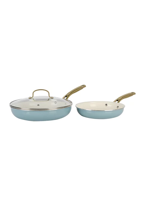 Best Pirce 👏 Biltmore® 3 Piece Ceramic Nonstick Frying Set 🔥 3 Best Pirce 👏 Biltmore® 3 Piece Ceramic Nonstick Frying Set 🔥