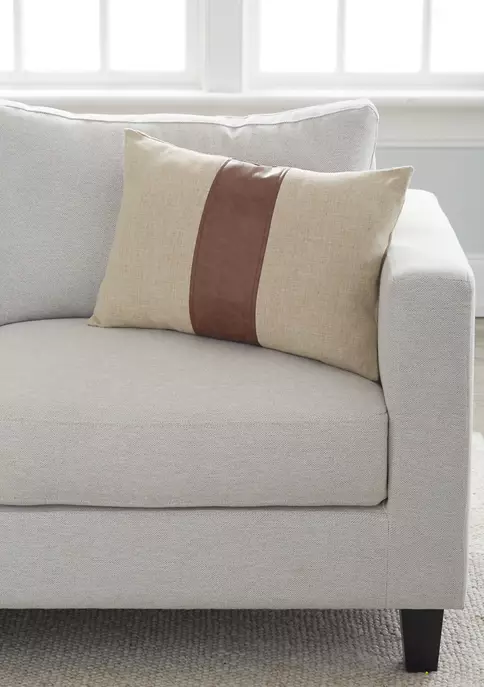 Deals 🌟 Biltmore® Jute Leather Panel Decorative Pillow 🛒 5 Deals 🌟 Biltmore® Jute Leather Panel Decorative Pillow 🛒 - Image 3