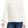 Wholesale 🔔 Biltmore® 👩 Women's Long Sleeve Cable Crew Neck Sweater 🌟 -Biltmore® Sales Store Belk 637