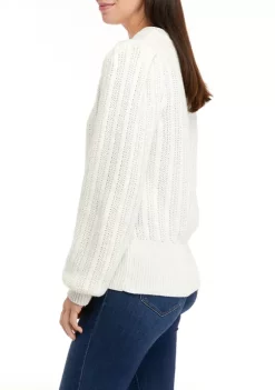 Wholesale 🔔 Biltmore® 👩 Women's Long Sleeve Cable Crew Neck Sweater 🌟 -Biltmore® Sales Store Belk 639