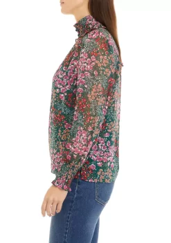 Wholesale 🤩 Biltmore® 👩 Women's Long Sleeve Smock Neck Top 🥰 -Biltmore® Sales Store Belk 661