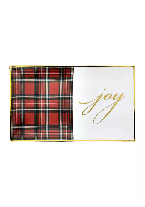 Top 10 ❤️ Biltmore® Red & Green Tartan Joy Small Rectangular Tray 🎁 4 Top 10 ❤️ Biltmore® Red & Green Tartan Joy Small Rectangular Tray 🎁 - Image 2