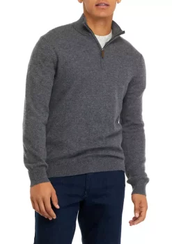 Best reviews of 💯 Biltmore® Men's Cashmere 1/4 Zip Sweater 🎁 -Biltmore® Sales Store Belk 77