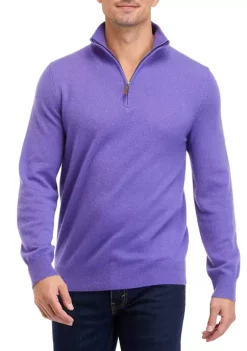 Best reviews of 💯 Biltmore® Men's Cashmere 1/4 Zip Sweater 🎁 -Biltmore® Sales Store Belk 78