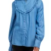 Top 10 👍 Biltmore® 👩 Women's Long Sleeve Ruffle Yoke Blouse 👏 -Biltmore® Sales Store Belk 783