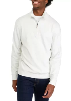 Deals ⭐ Biltmore® Men's Interlock Quarter Zip Sweatshirt ⌛