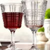 New ✔️ Biltmore® Plaid Goblets - Set of 4 👏 -Biltmore® Sales Store Belk 913