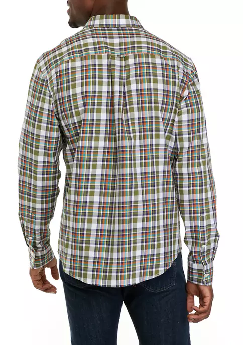 Cheapest ✔️ Biltmore® Men's Long Sleeve Woven Plaid 👚 Shirt 👏 4 Cheapest ✔️ Biltmore® Men's Long Sleeve Woven Plaid 👚 Shirt 👏 - Image 2