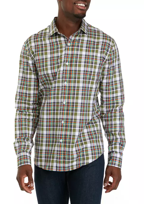Cheapest ✔️ Biltmore® Men's Long Sleeve Woven Plaid 👚 Shirt 👏 6 Cheapest ✔️ Biltmore® Men's Long Sleeve Woven Plaid 👚 Shirt 👏 - Image 4