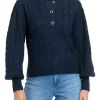 Promo 💯 Biltmore® 👩 Women's Jeweled Button Henley Sweater 🔔 -Biltmore® Sales Store Belk 944